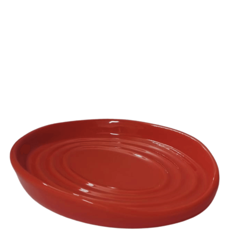 Descanso Oval para Talheres:Eleve suas refeições com elegância e praticidade.