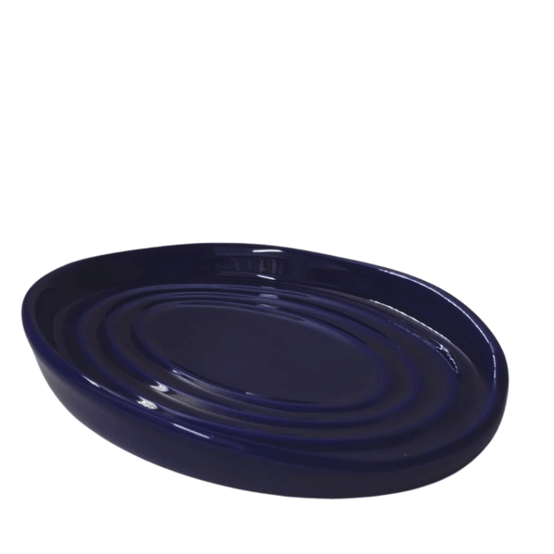 Descanso Oval para Talheres:Eleve suas refeições com elegância e praticidade.