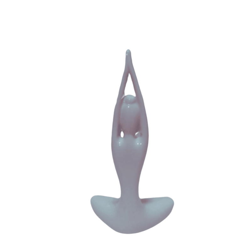 Estatueta de Cerâmica - A Arte da Yoga