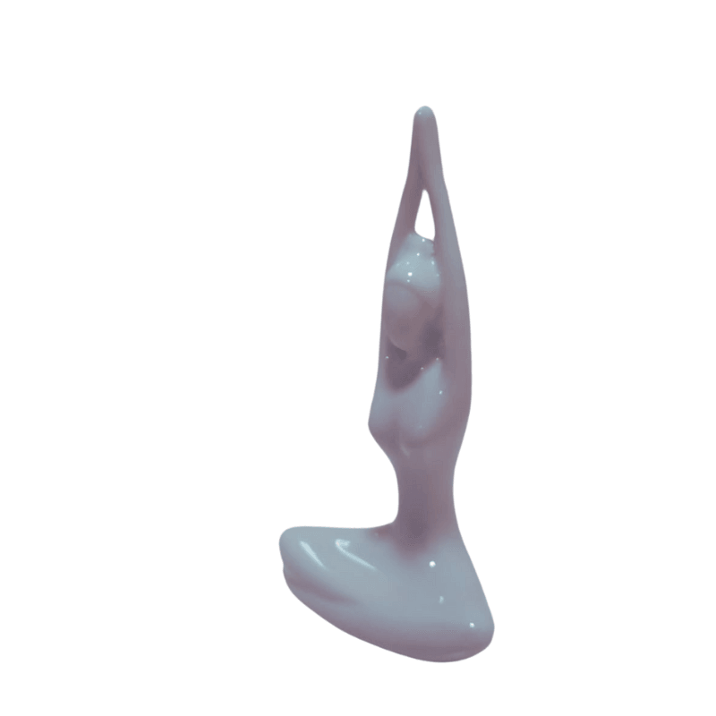 Estatueta de Cerâmica - A Arte da Yoga