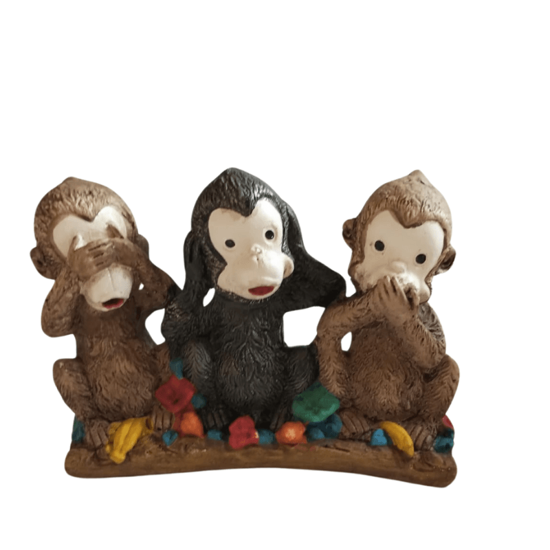 Trio de Macaquinhos : Decorando com Charme e Alegria!