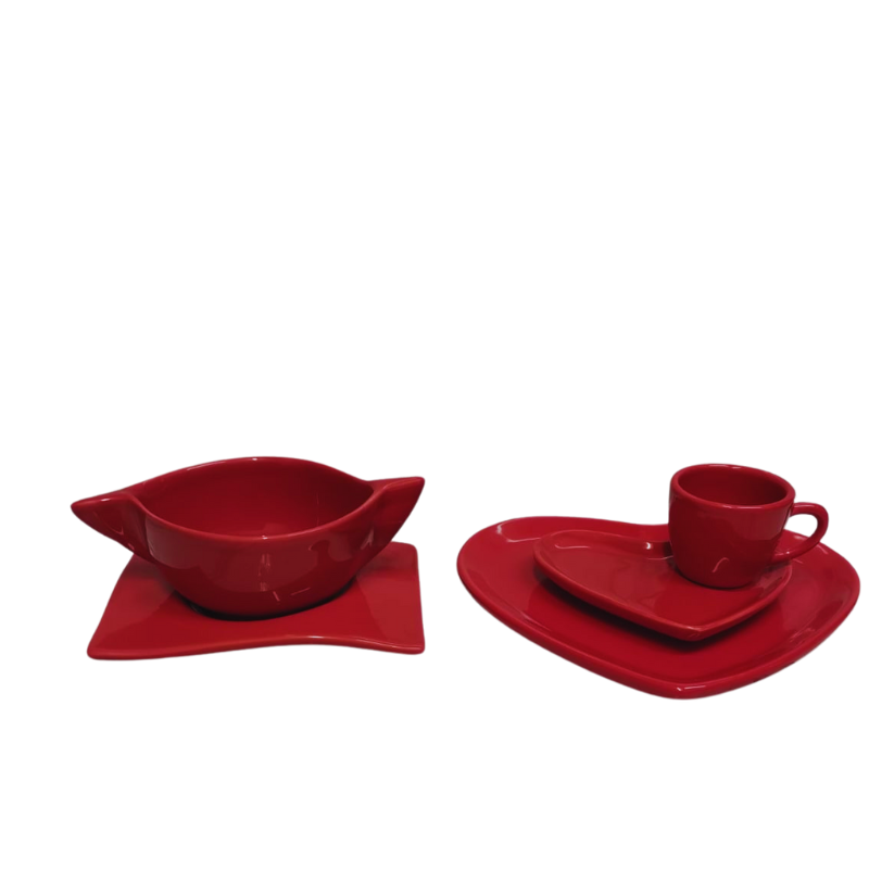 "Jogo de jantar 20 peças porcelana