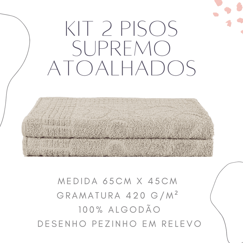 Kit 02 Pisos  Supremo Pezinho