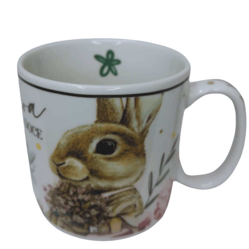 Caneca de Páscoa em Porcelana: Comemore com Alegria e Estilo!-