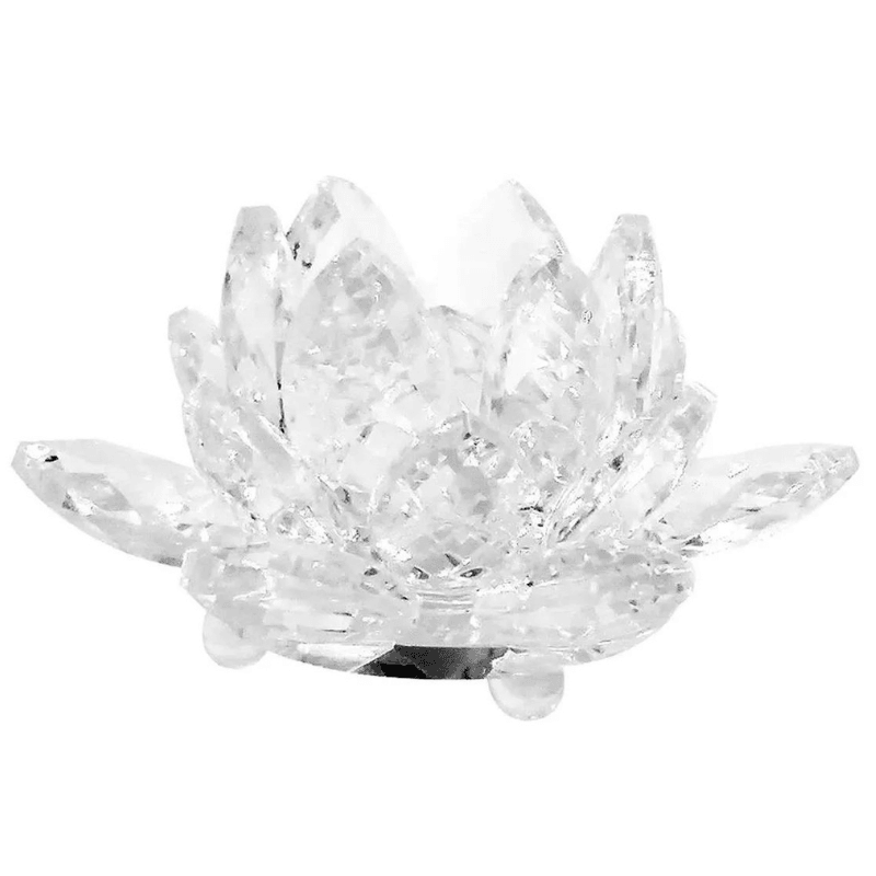 Flor de Lótus em Vidro: Eleve sua decoração com pureza .