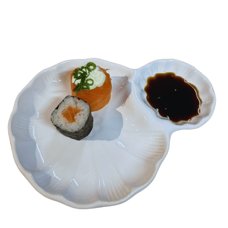 Prato Japonês de Cerâmica - Elegância e Funcionalidade para sua Mesa