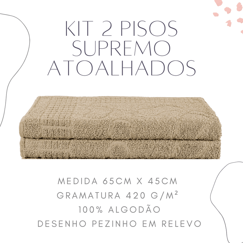 Kit 02 Pisos  Supremo Pezinho