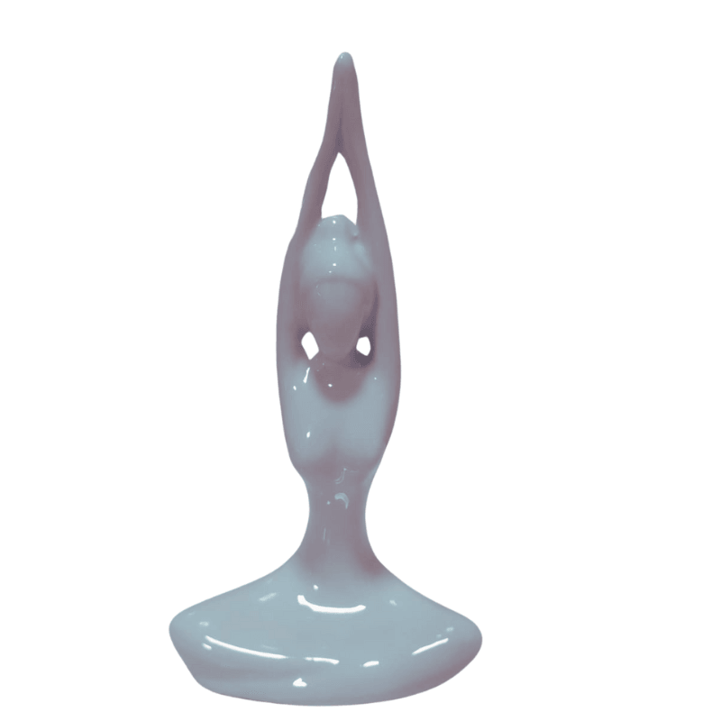 Estatueta de Cerâmica - A Arte da Yoga